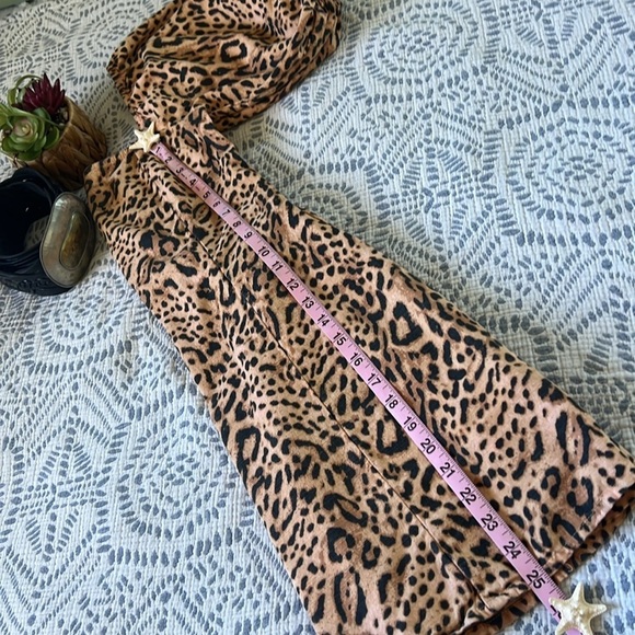 BILLABONG Dress Cheetah Leopard Print Puff Sleeve | XS - Picture 8 of 8